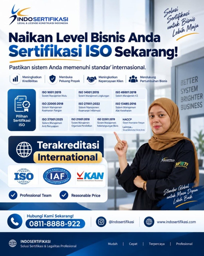 Flyer Sertifikat ISO IndoSertifikasi