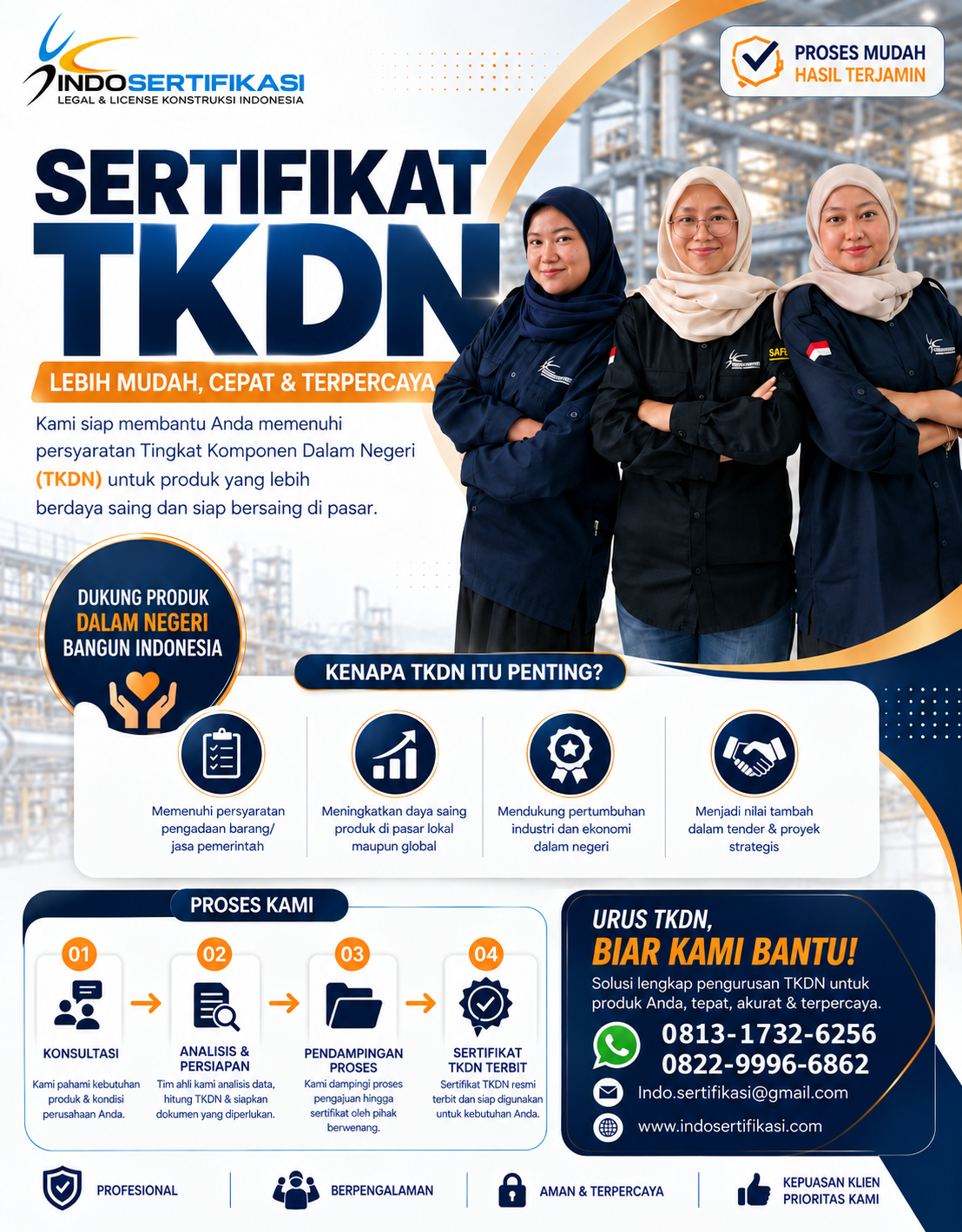 Flyer Sertifikat TKDN Kemenperin IndoSertifikasi